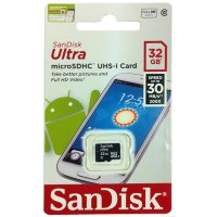 Карта памяти Sandisk 32GB microSDHC uitra 30MB/S без адаптера 