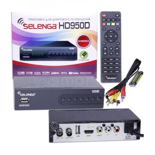 Приставка для цифрового ТВ Selenga HD950D